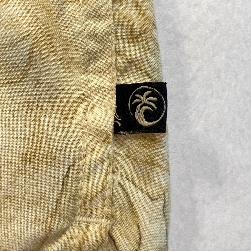 Ocean Pacific Men's Shirt Button Down Palm Trees Floral 3X Short Sleeve - Picture 7 of 8